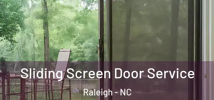 Sliding Screen Door Service Raleigh - NC